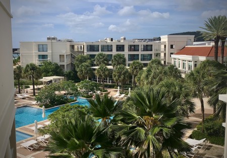 Marriott pool area