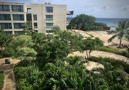 Marriott Botanical Garden met strand.